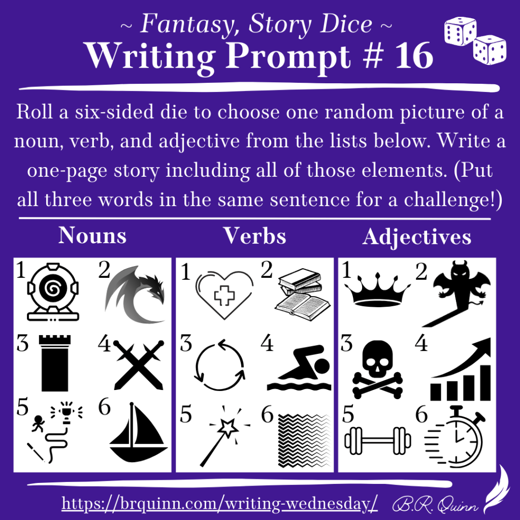 Writer Challenge #3: Use Writing Dice to Create a Short Story